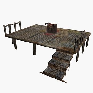 3D Execution Axe Scaffold