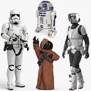 Star Wars Characters Rigged Collection 2 for Cinema 4D