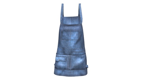 Dungaree Falda Peto Mujer Modelo 3d Peto De Mezclilla Para Mujer