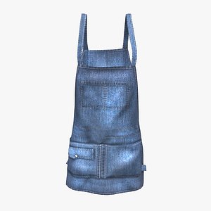 Ladies Denim Dungarees With Brace Skirt