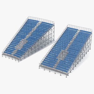 3D model Seating Tribunes