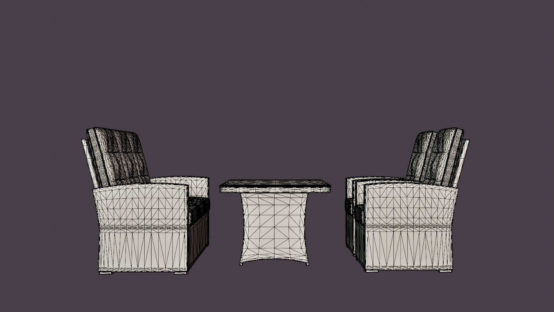 York Sofa Set Model - TurboSquid 2240889