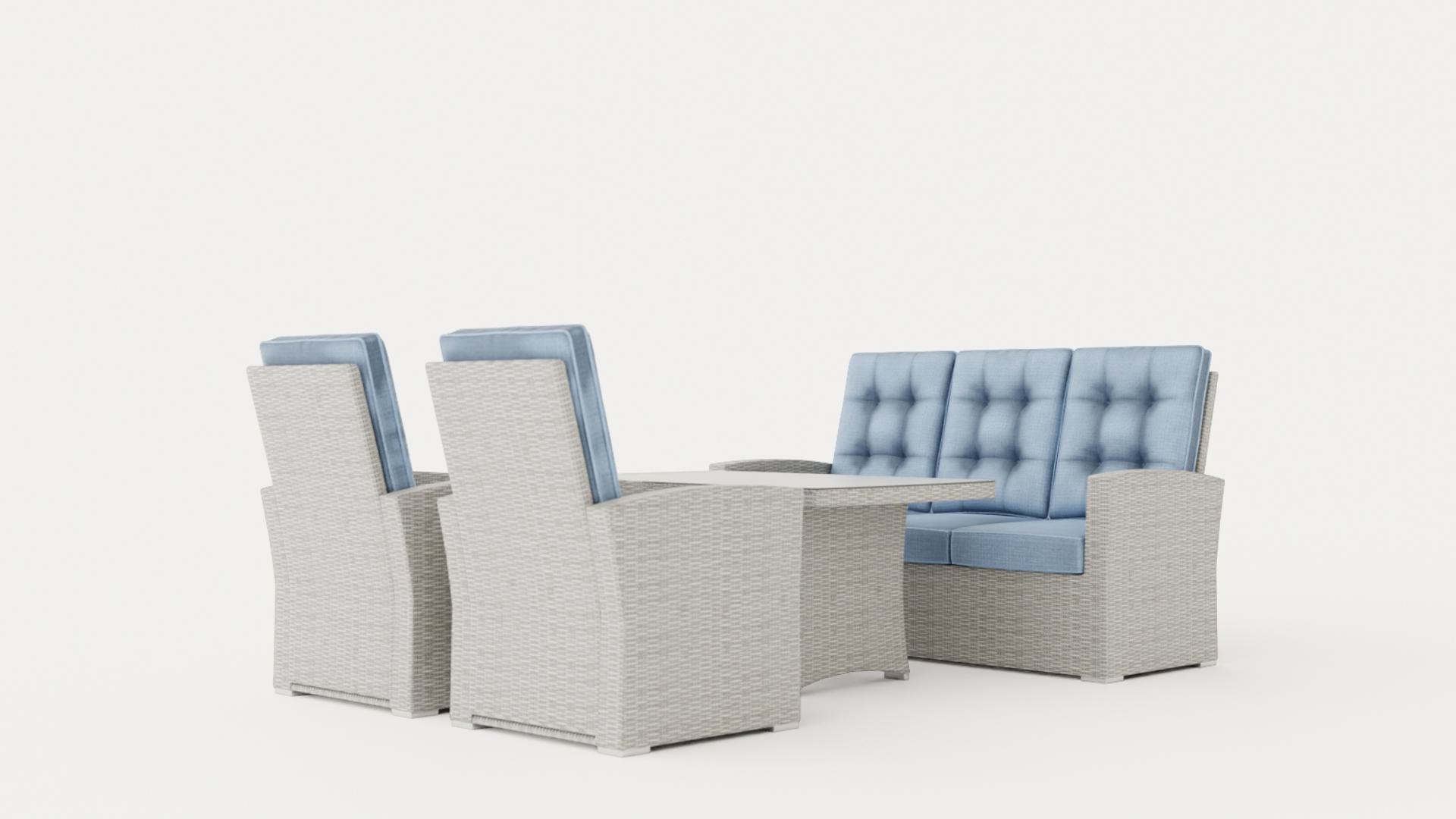 York Sofa Set Model - TurboSquid 2240889