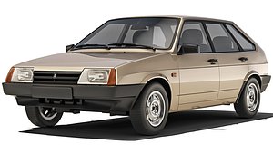 3D VAZ Lada 2109 Sputnik 1987
