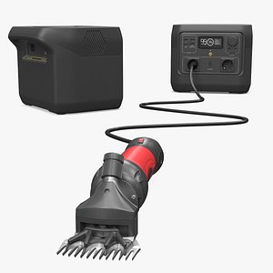 Electric Livestock Shearing Clipper with Power Station