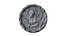 Griffin Coin Relief PBR and 3d Print model Low-poly 3D