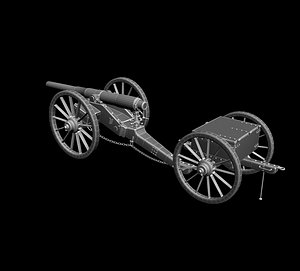 12 pounder field 3D model
