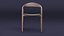 neva chair wood 3D