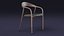 neva chair wood 3D