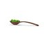 Cuchara De Madera Con Guisantes Verdes