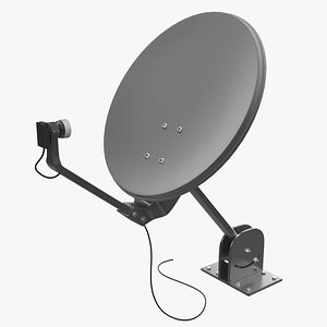 satellite dish 3d model