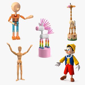 Wooden Toys Rigged Collection