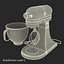 Vintage Stand Mixer Green Modèle 3D