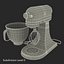 Vintage Stand Mixer Green Modèle 3D
