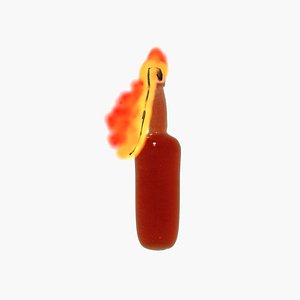3D molotov bottle