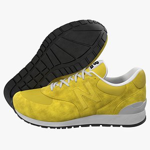3d sneakers 5 yellow