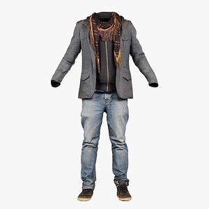 Casual Outfit 64 Remastered 3D model