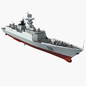 chinese navy type 054a 3D model