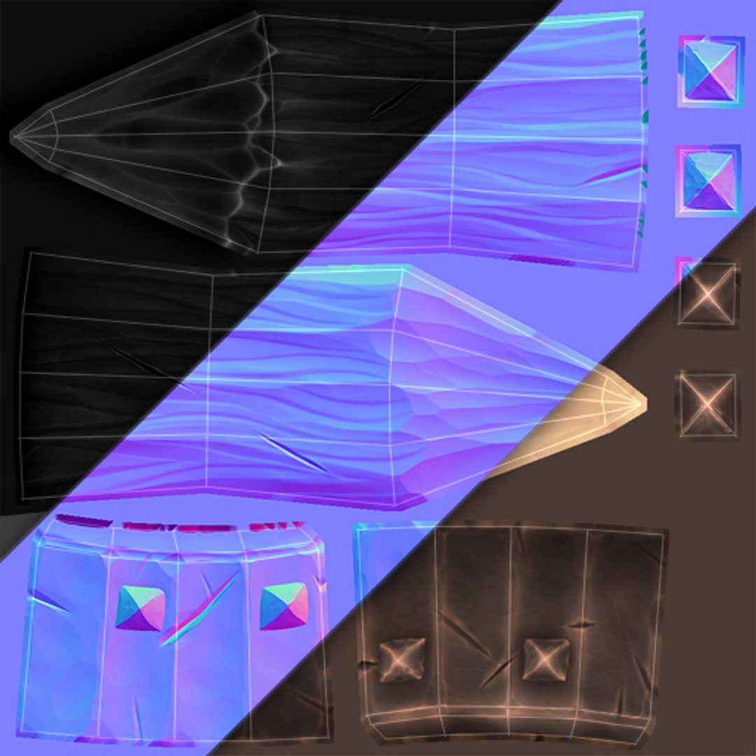 3d Cartoon Spike Model