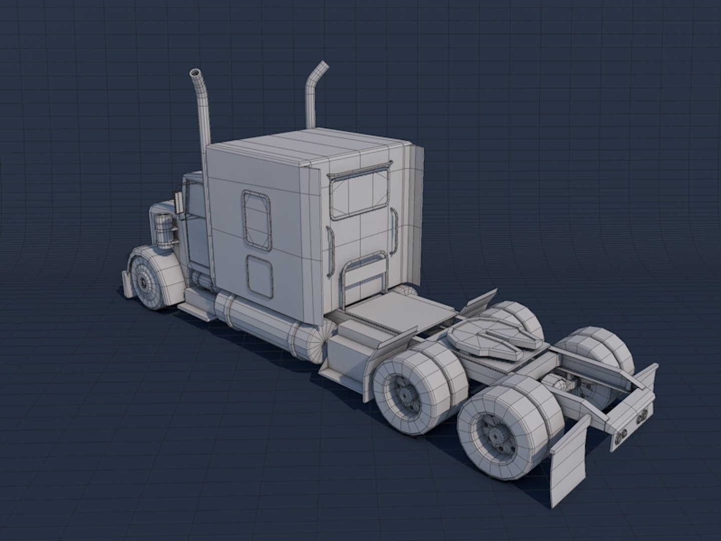 3d Model American Heavy Truck