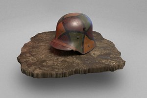 german helmet stahlhelm m1916 3D model