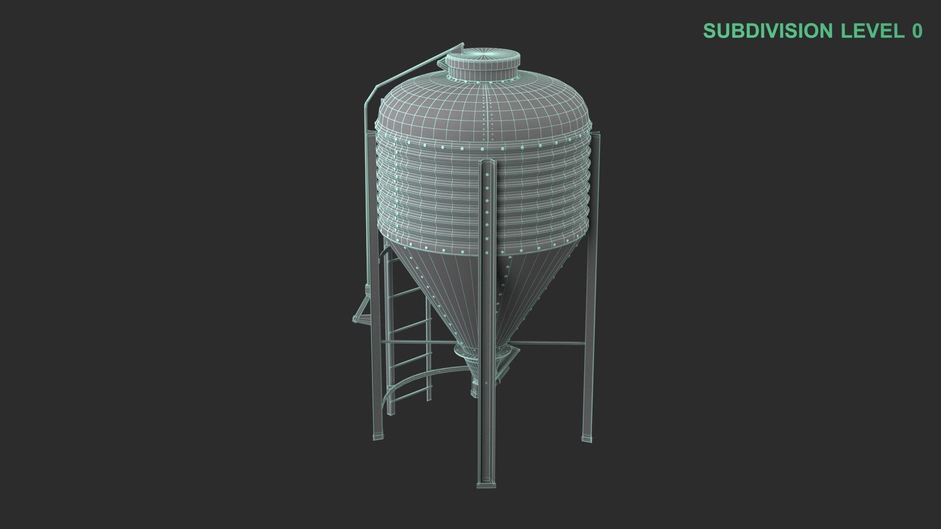 Grain Silo 3D https://p.turbosquid.com/ts-thumb/71/nWkQLi/dt/wireframe_0009/jpg/1740468464/1920x1080/fit_q87/6767622dffed33a6216173fef52355f9f3c660e3/wireframe_0009.jpg
