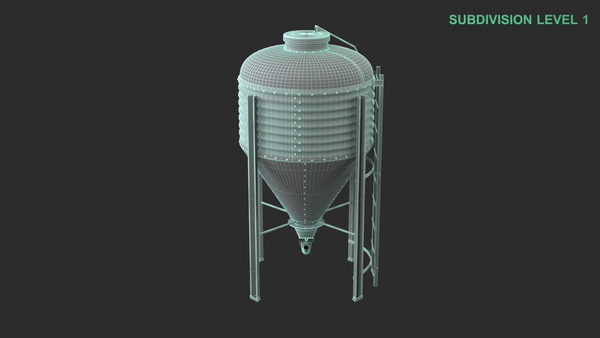 Grain Silo 3D https://p.turbosquid.com/ts-thumb/71/nWkQLi/gz/wireframe_0005/jpg/1740468462/1920x1080/fit_q87/73d9dd867dca5fe8770849839370ec767591fc8c/wireframe_0005.jpg