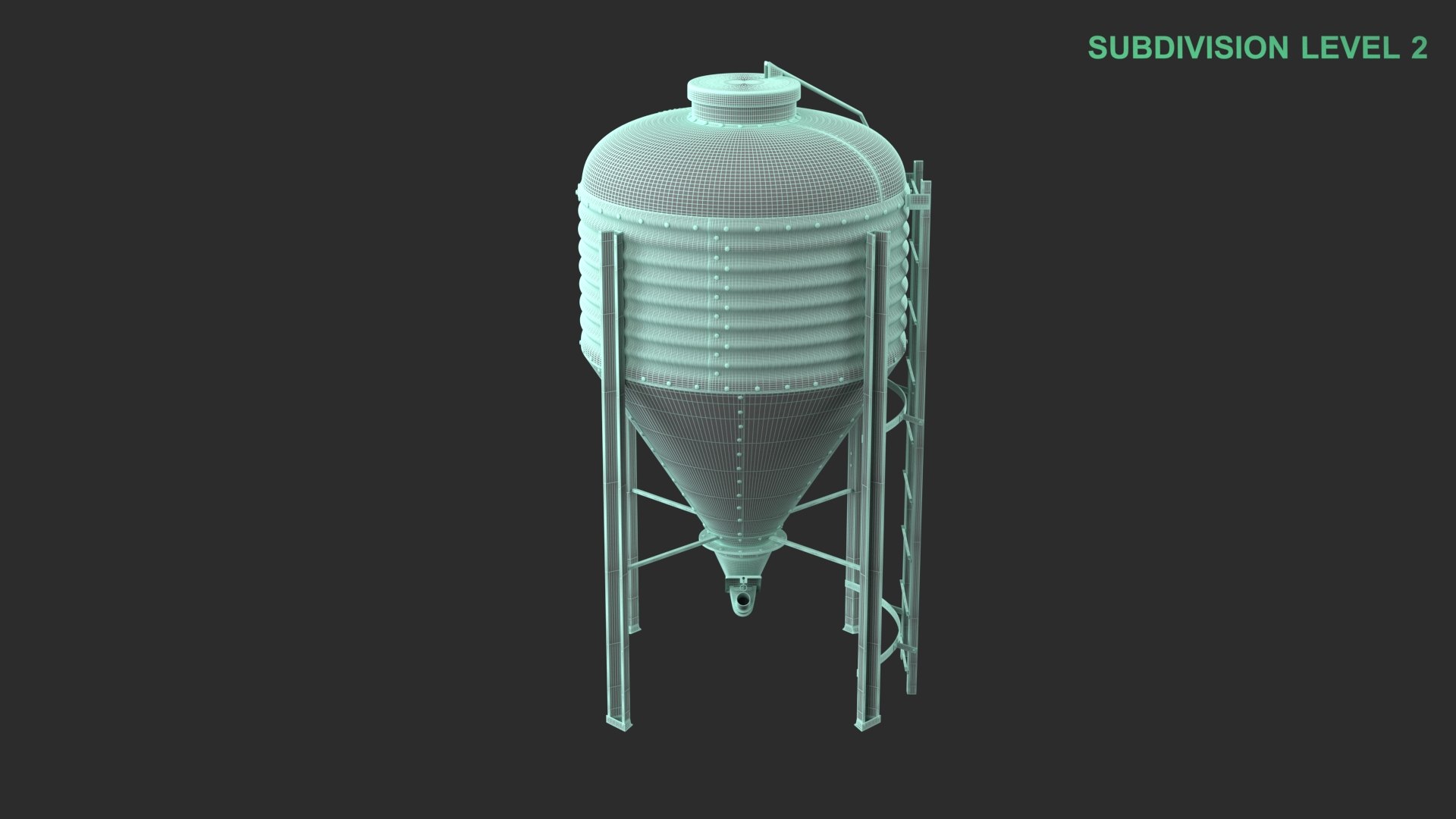 Grain Silo 3D https://p.turbosquid.com/ts-thumb/71/nWkQLi/wo/wireframe_0002/jpg/1740468461/1920x1080/fit_q87/2a549618caee0f13f42b69e99f0ff897e56569c3/wireframe_0002.jpg