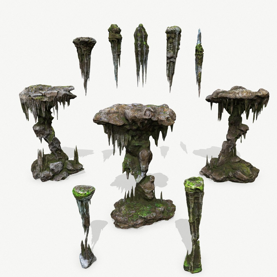 Cave Rocks 3D - TurboSquid 2379693
