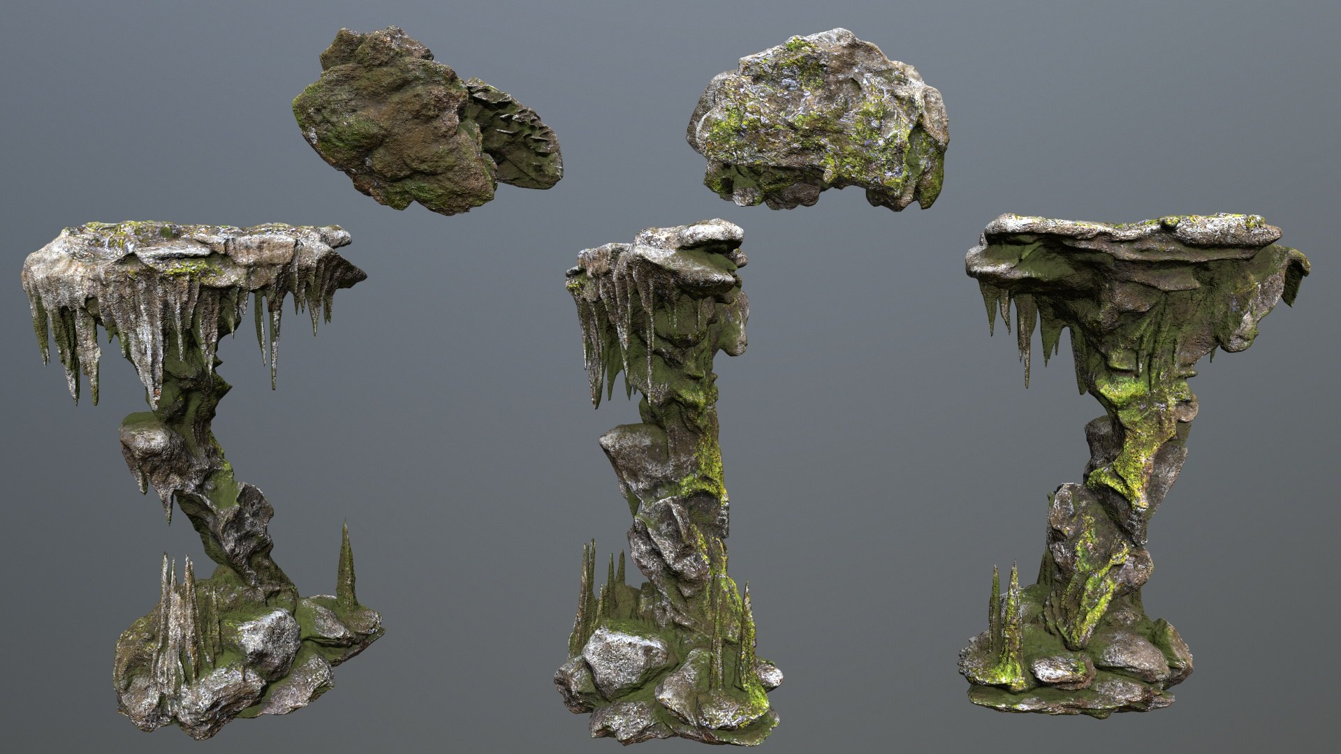 Cave Rocks 3D - TurboSquid 2379693