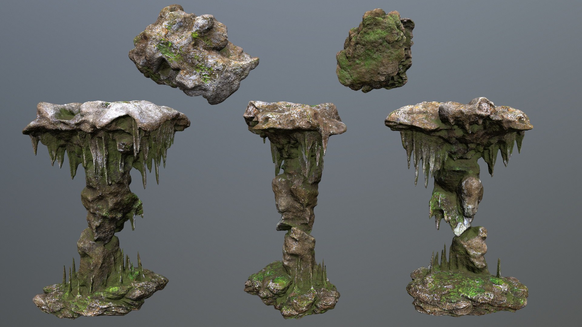 Cave Rocks 3D - TurboSquid 2379693