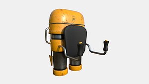 Jetpack C03 Yellow - SciFi Character Design