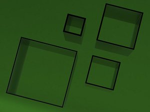 3D Extruded Aluminium Profile Enclosures Set for Square Tube