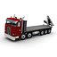 Peterbilt 352フラットベッドクレーン