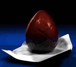 free easter egg 3d model