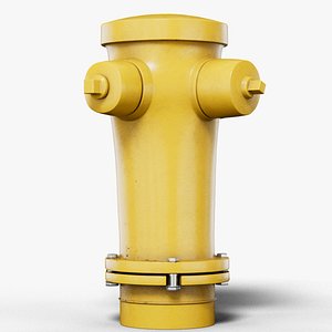 3D Fire Hydrant Canadian