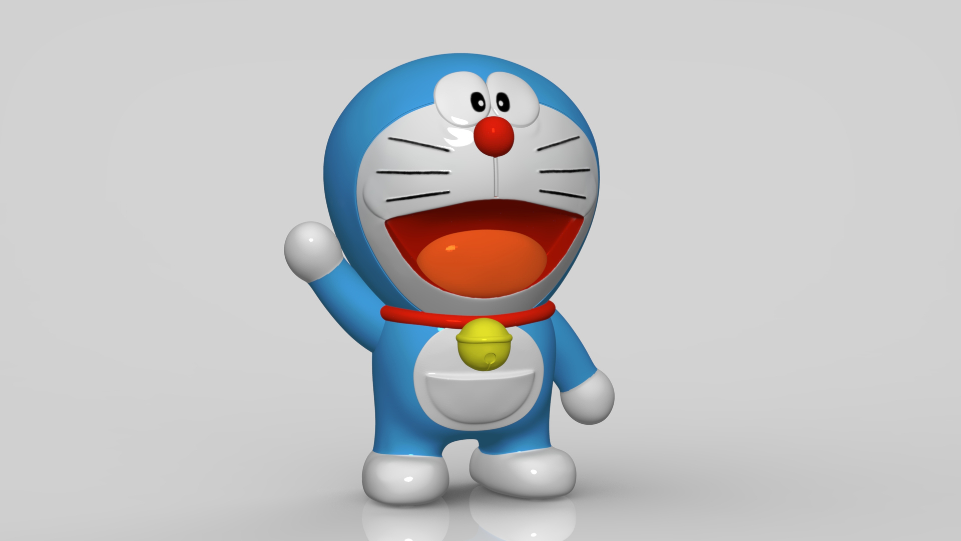 3D robotic doraemon model TurboSquid 1692926