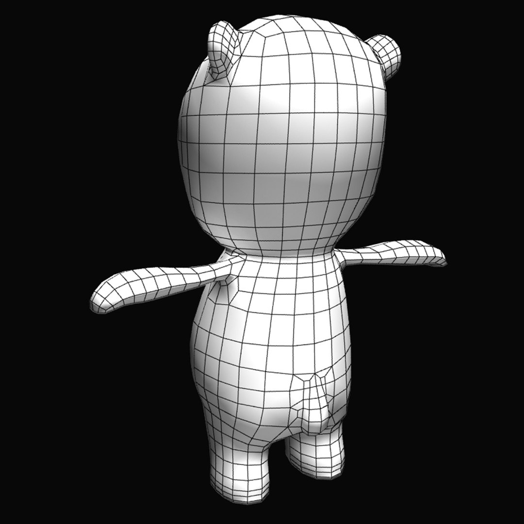 3d teddy bear