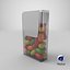 Container with Colorful Dragee
