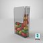 Container with Colorful Dragee