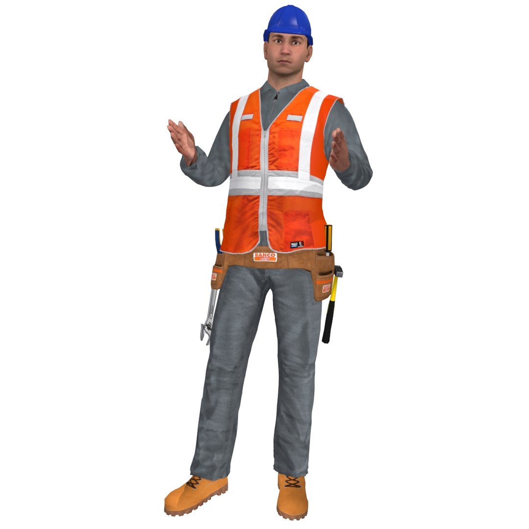 Worker Rigged Max