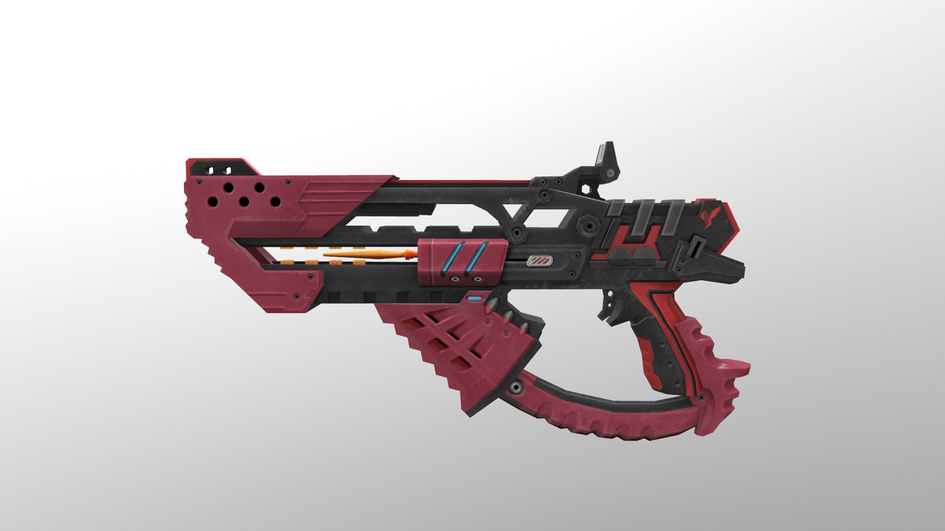 Beam Gun Level 3 3D Model - TurboSquid 2190958