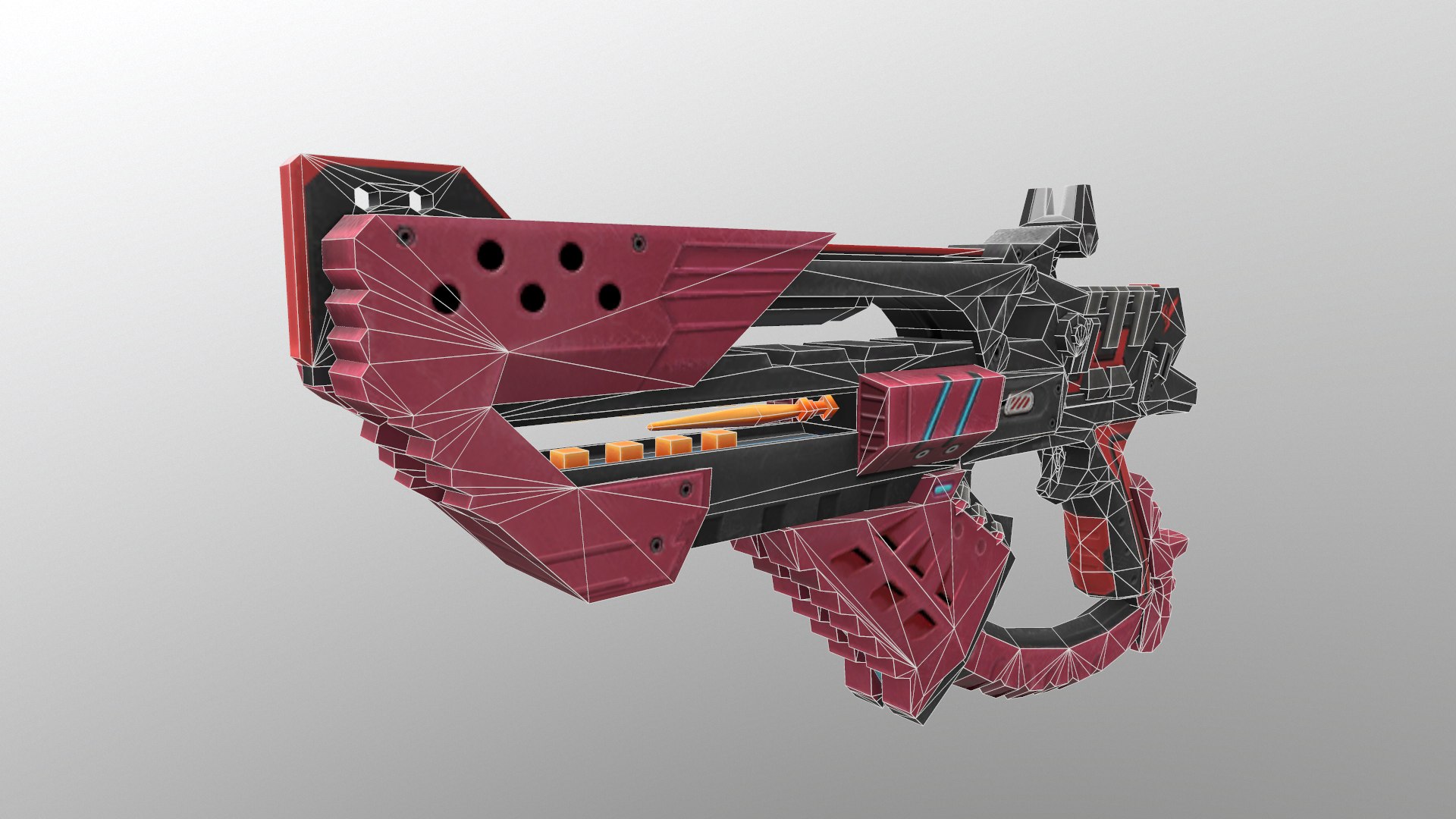 Beam Gun Level 3 3D Model - TurboSquid 2190958