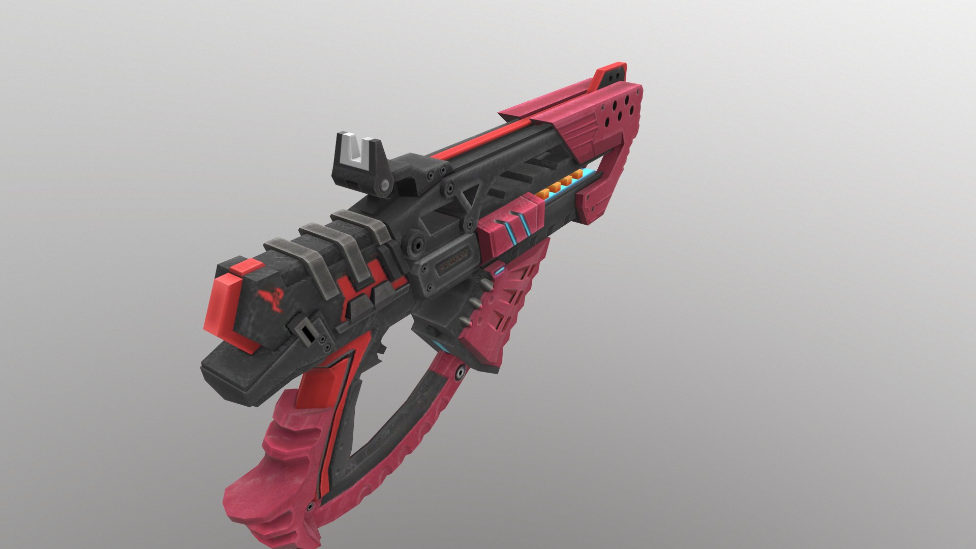 Beam Gun Level 3 3D Model - TurboSquid 2190958