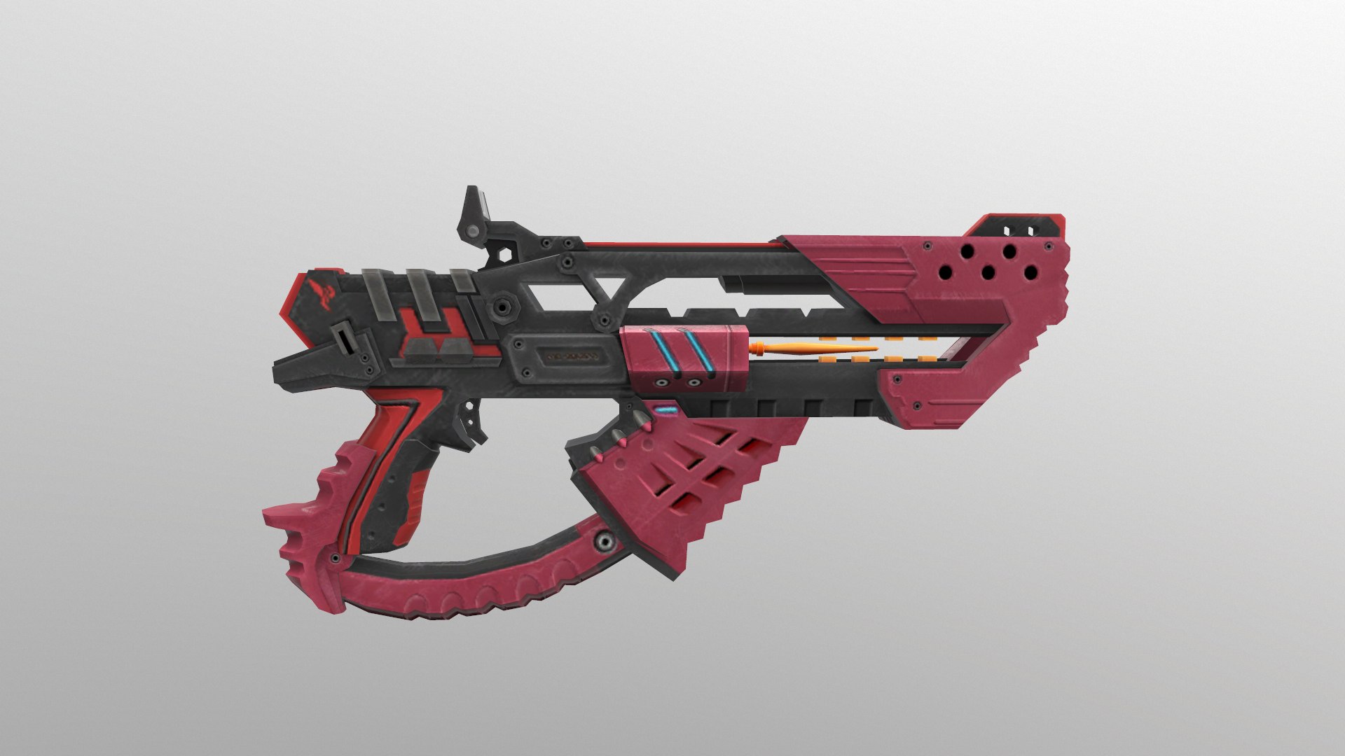 Beam Gun Level 3 3D Model - TurboSquid 2190958