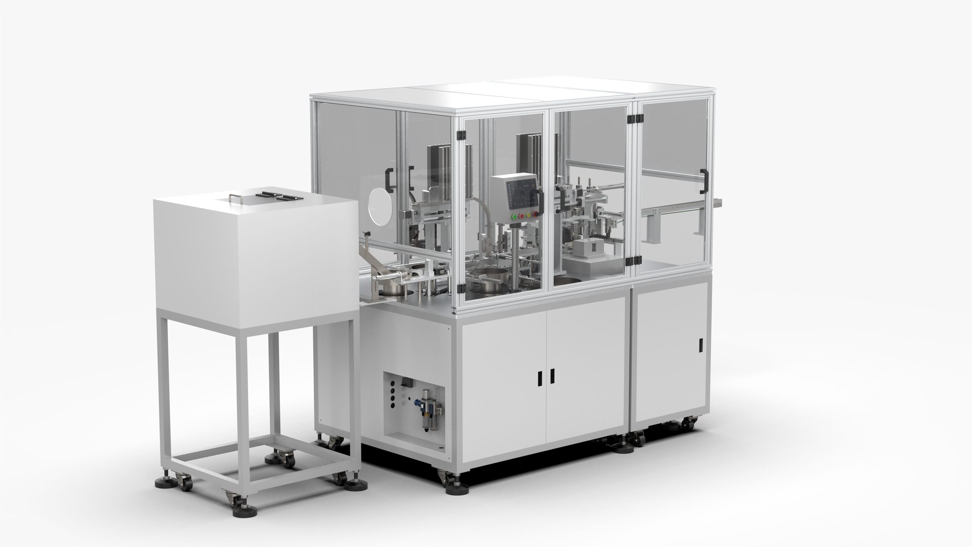 3D Fully Automatic Magnetic Bottom Assembly Machine - TurboSquid 2040828