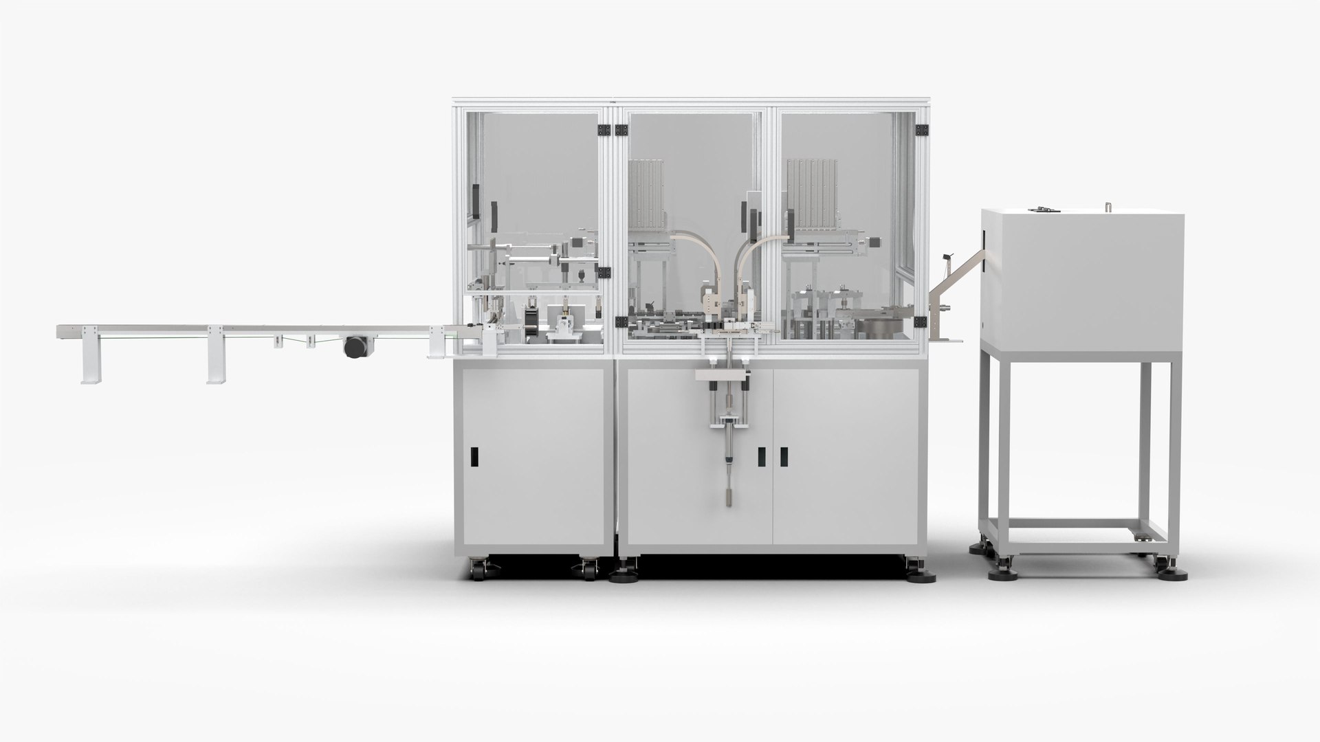 3D Fully Automatic Magnetic Bottom Assembly Machine - TurboSquid 2040828
