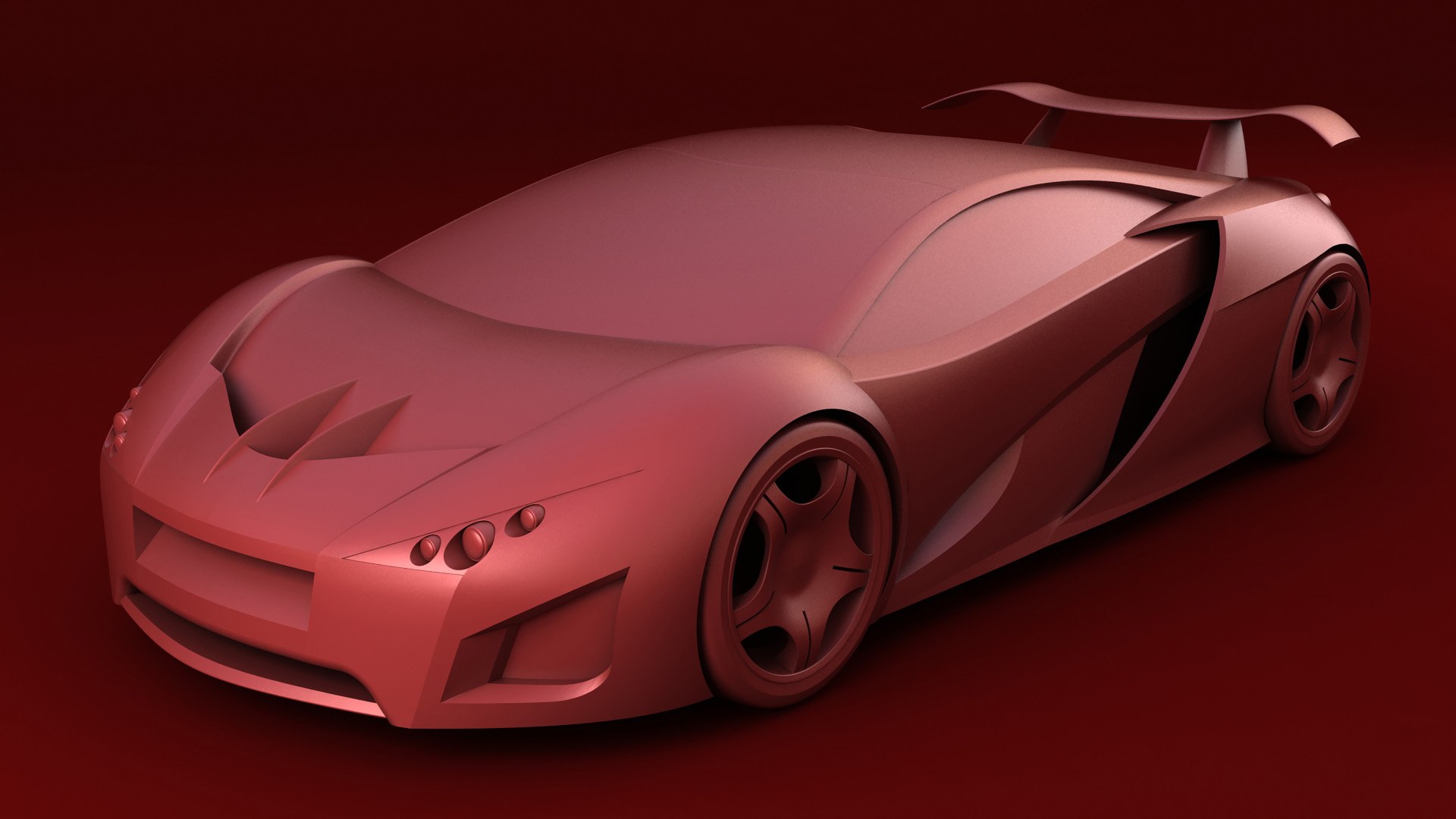 3D concept sportcar model - TurboSquid 1692257