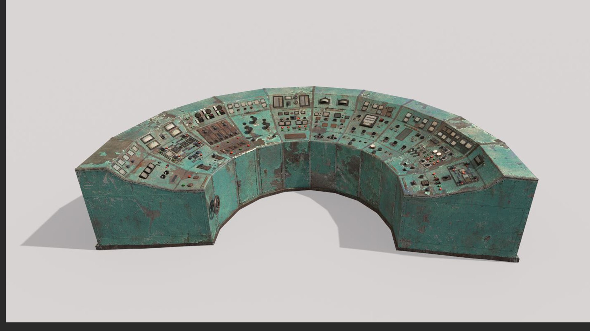 Old Control Panel 3D model - TurboSquid 1832991