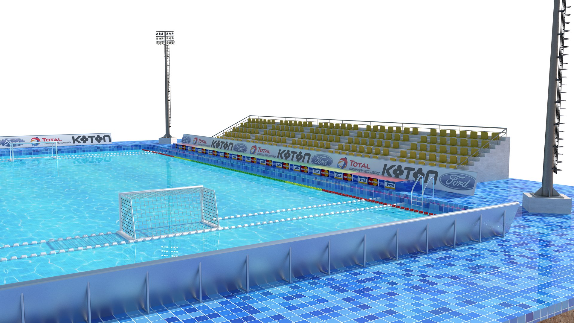 3D Water Polo - Yellow - TurboSquid 1924824